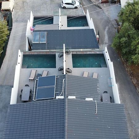 Akrogiali Apartments Barbati Bagian luar foto