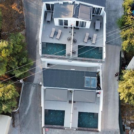 Akrogiali Apartments Barbati Bagian luar foto