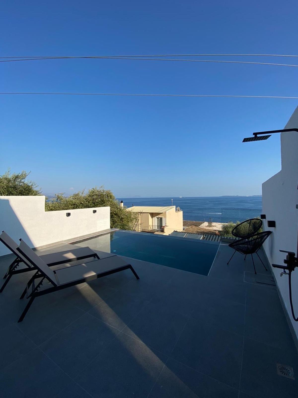 Akrogiali Apartments Barbati Bagian luar foto