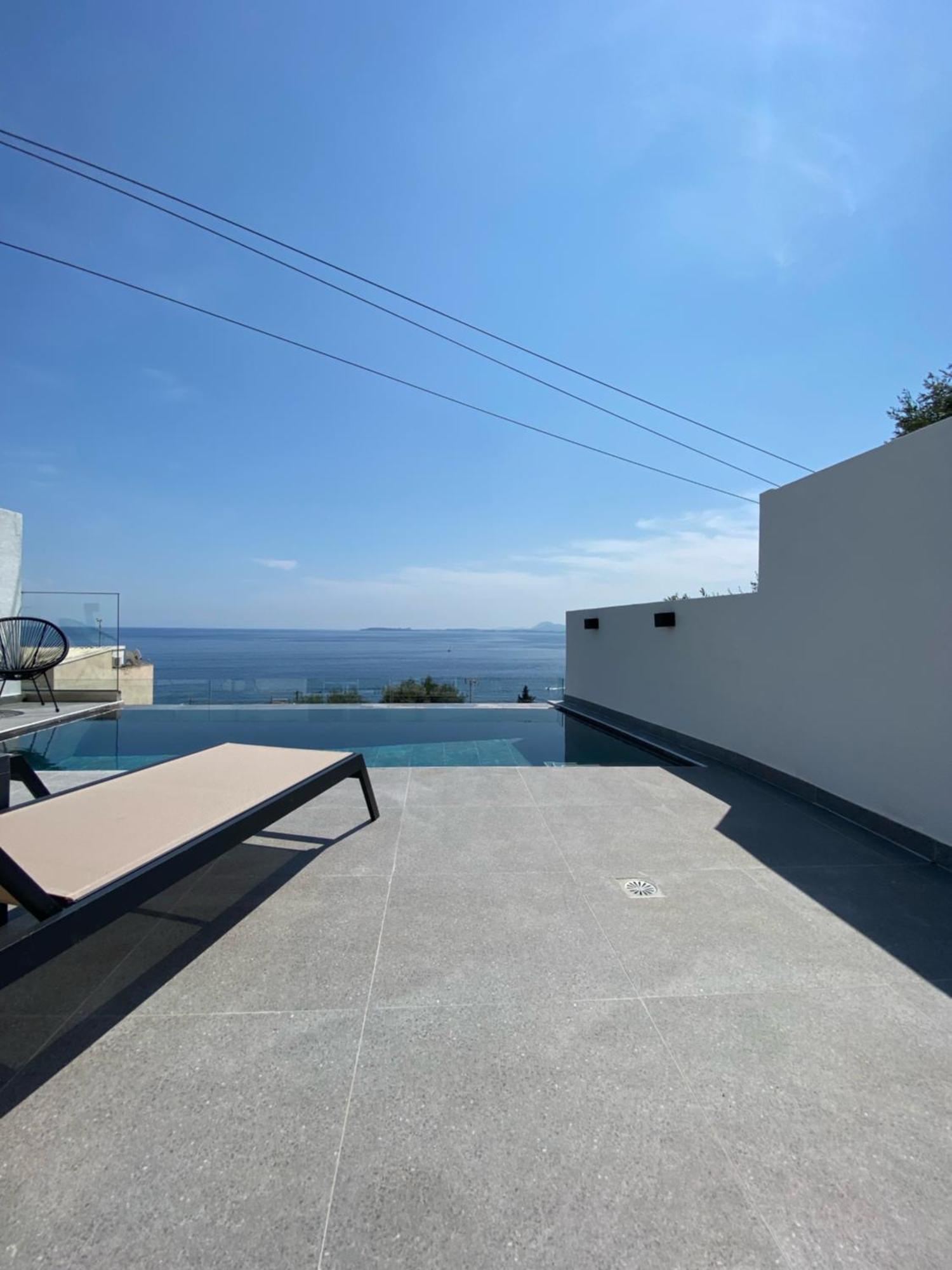 Akrogiali Apartments Barbati Bagian luar foto