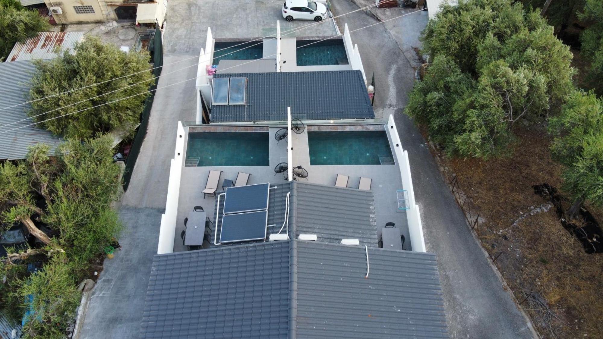 Akrogiali Apartments Barbati Bagian luar foto